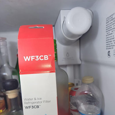 Filtro de água do frigorífico WF3CB Substituição Branco 1 Contagem para pré-filtração doméstica